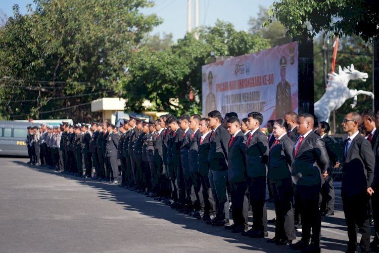 Polresta Kupang Kota Peringati Hari Bhayangkara ke-80, Teguhkan Komitmen Pengabdian untuk Masyarakat.