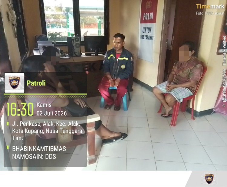 Bhabinkamtibmas Namosain Mediasi Perselisihan di Media Sosial, Berakhir Damai Melalui Problem Solving.