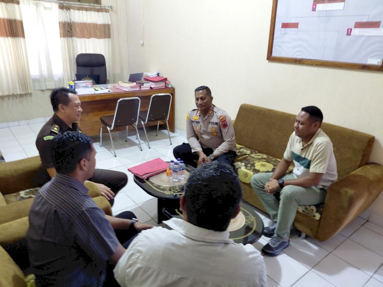 Perkuat Sinergi Penegakan Hukum, Kapolsek Maulafa Silaturahmi ke Kejari Kota Kupang