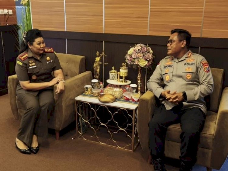 Perkuat Sinergitas Penegakan Hukum, Kapolresta Kupang Kota Silaturahmi ke Kejaksaan Negeri