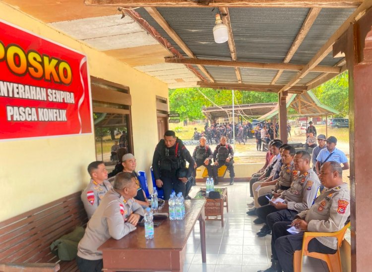 Polda NTT Kedepankan Musyawarah dan Pendekatan Adat, Situasi Pasca Konflik di Adonara Timur Semakin Kondusif.