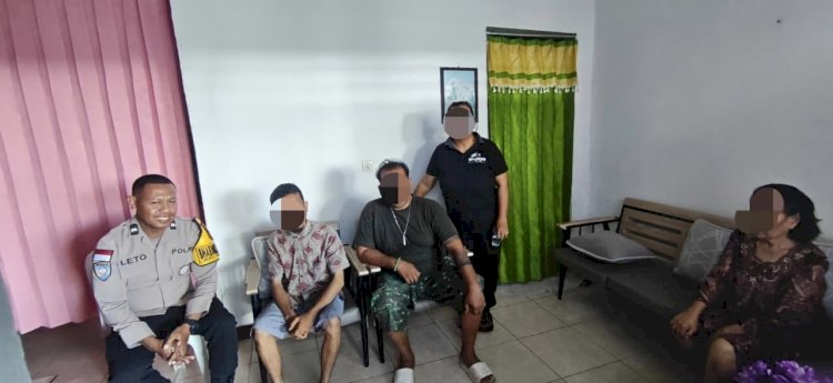 Bhabinkamtibmas Polsek Kota Raja Respons Cepat Aduan Warga, Perselisihan Akibat Unggahan Media Sosial Diselesaikan Secara Kekeluargaan.