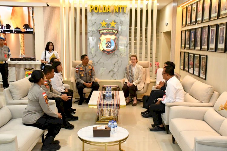 Perkuat Hubungan Bilateral, Polda NTT Terima Kunjungan Konsul Inggris.