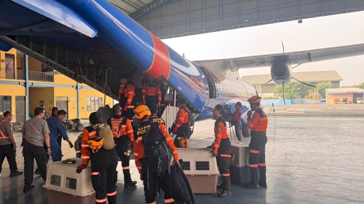 Terus Bergerak Cepat, Polri Kembali Kirim K9, Obat-obatan dan 3,4 Ton Bantuan ke NTT.