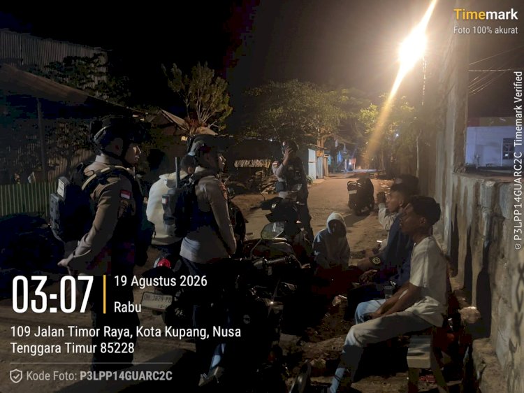 Polri Hadir untuk Masyarakat, Berikan Rasa Aman bagi Warga di Kota Kupang.