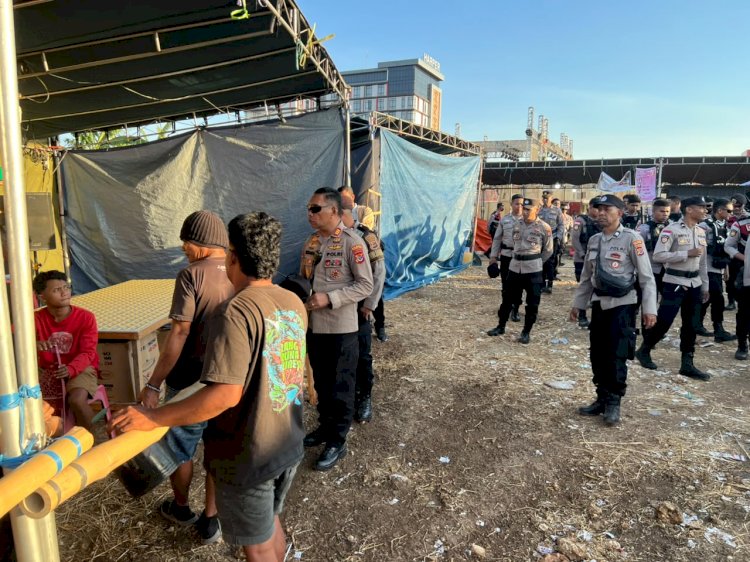 Polresta Kupang Kota Perketat Pengamanan Pameran Pembangunan NTT, Pastikan Warga Aman dan Nyaman.