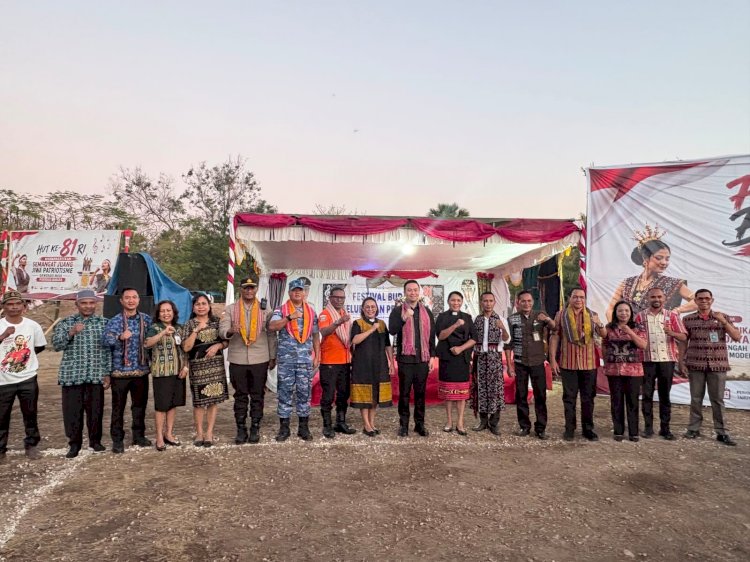 Kapolsek Maulafa Hadiri dan Pimpin Langsung Pengamanan Festival Budaya Kelurahan Penfui 2026