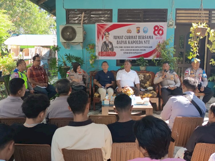 Jumat Curhat Polda NTT di Penfui: Warga Sampaikan Aspirasi, Dari Sumur Bor Hingga Karhutla.