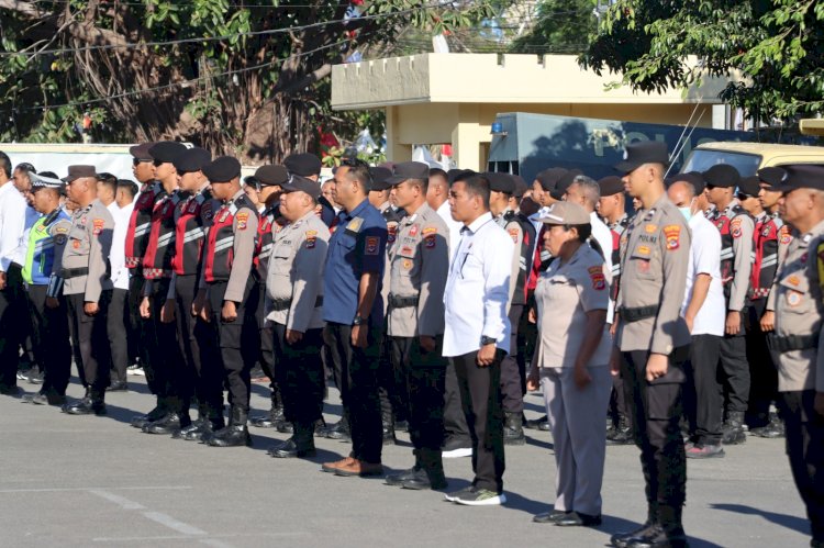 Wakapolresta Kupang Kota Tekankan Komunikasi, Profesionalitas dan Jauhi Judi Online.