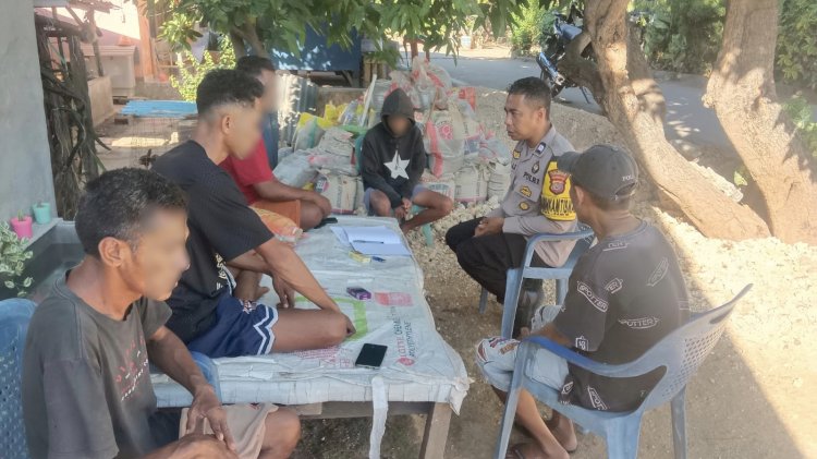 Kedepankan Perdamaian, Bhabinkamtibmas NBS Redam Perselisihan Warga.