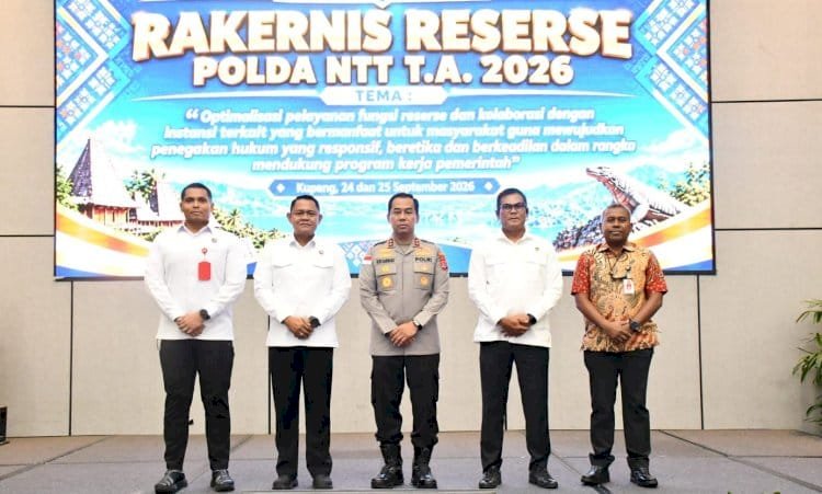 Buka Rakernis Gabungan Fungsi Reserse 2026, Kapolda NTT Tekankan Penegakan Hukum yang Responsif, Beretika, dan Berkeadilan.