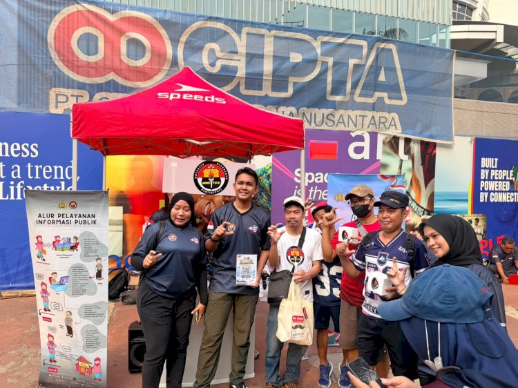 Sosialisasi Hari Hak untuk Tahu di CFD Jakarta, Perkuat Edukasi Informasi Publik.