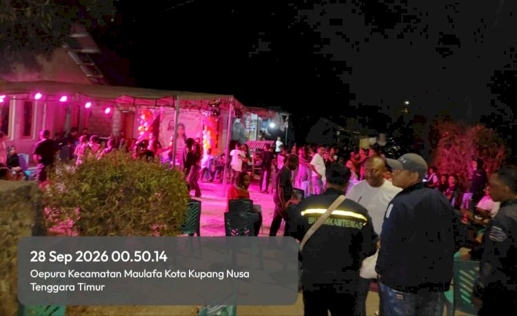 Antisipasi Gangguan Kamtibmas, Polsek Maulafa Gelar Patroli Dini Hari Tertibkan Hajatan di Tiga Lokasi.