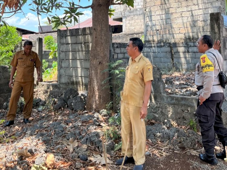 Mediasi Humanis Bhabinkamtibmas TDM dan Staf Kelurahan, Tuntaskan Keluhan Warga Soal Kerusakan Bangunan.