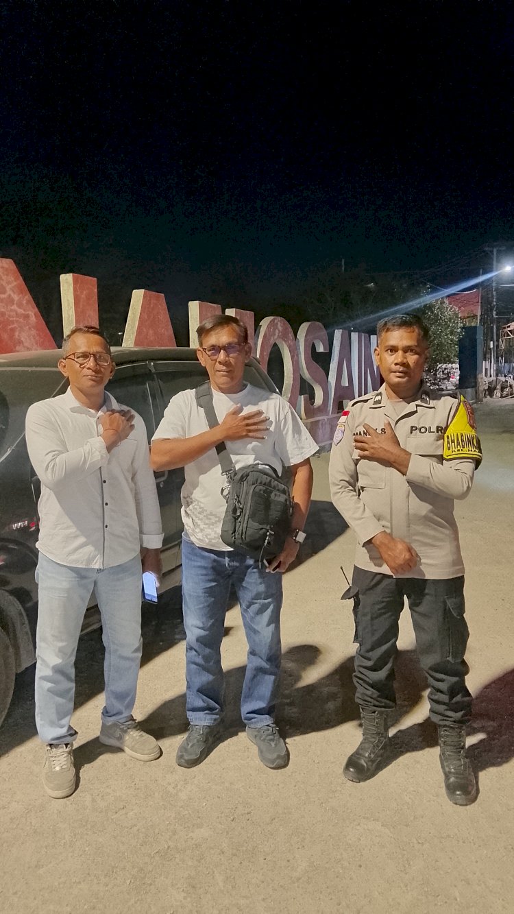 Bhabinkamtibmas Namosain Kawal Kegiatan KKR, Pastikan Ibadah Berlangsung Aman dan Khidmat.