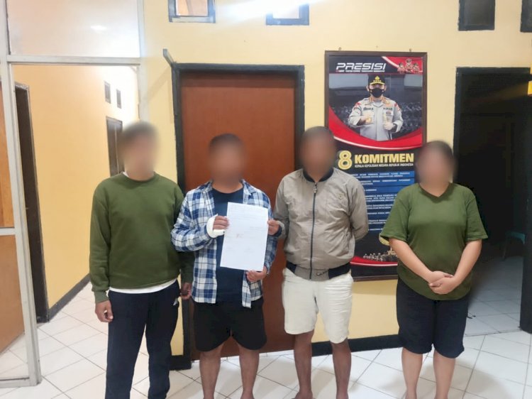 Diduga Kesal Tak Temui Saat Tagih Utang, Pria Rusak Kaca Jendela dan Pintu Rumah, Berakhir Damai di Polsek Kota Raja.