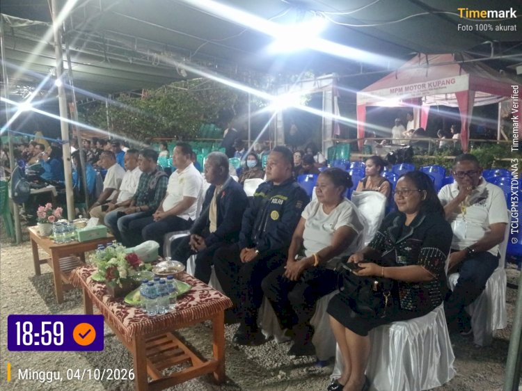 Bhabinkamtibmas Penkase Oeleta Hadir di Final Zoar Cup 2, Jaga Semangat Sportivitas dan Kamtibmas.