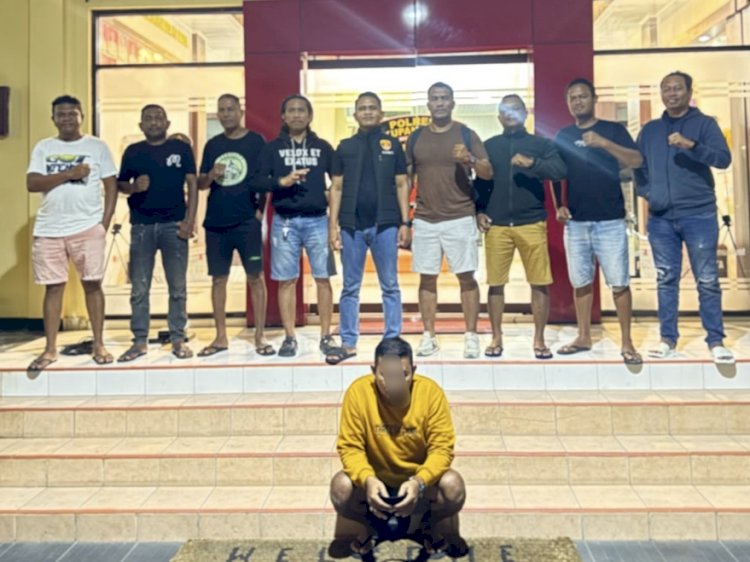 URC Jatanras Satreskrim Polresta Kupang Kota Ringkus Polisi Gadungan Pelaku Penganiayaan dan Pemerasan.
