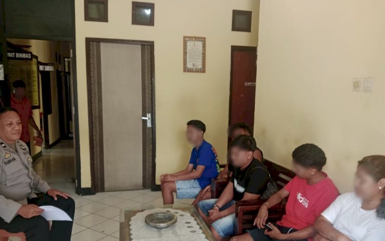 SPKT Polsek Kota Lama Selesaikan Perselisihan Penganiayaan Secara Humanis