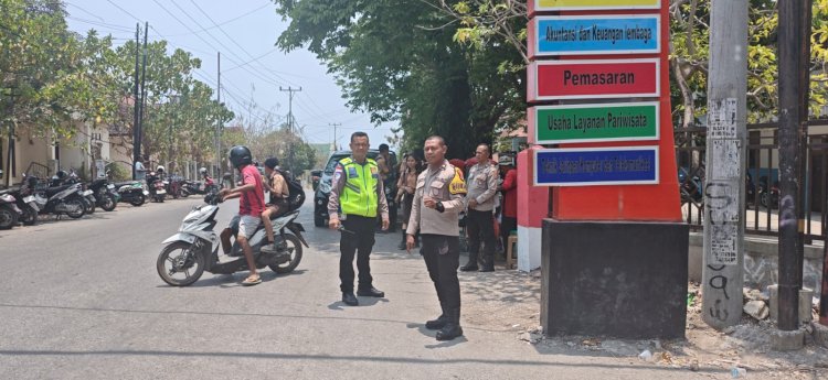 Wujudkan Lingkungan Sekolah Aman, Polsek Kota Raja Perkuat Pengawasan di Sejumlah Sekolah.