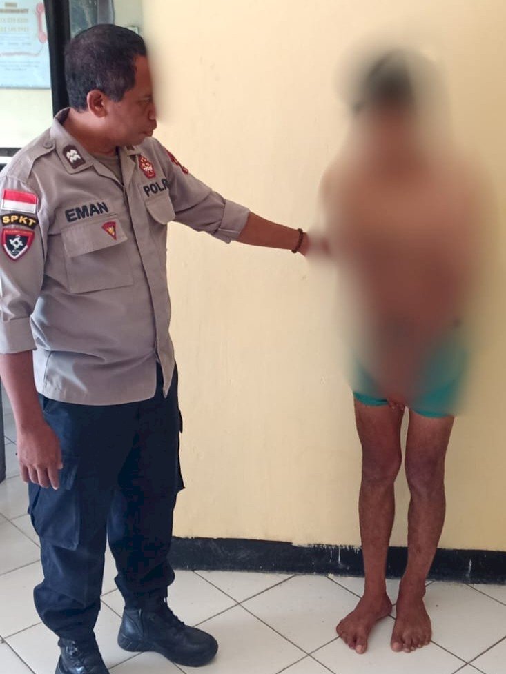Mabuk Alkohol, Anak Diduga Aniaya Ayah Kandung hingga Luka-luka, Ka SPKT dan Unit Jatanras Polsek Kota Raja Bergerak Cepat Amankan Pelaku.