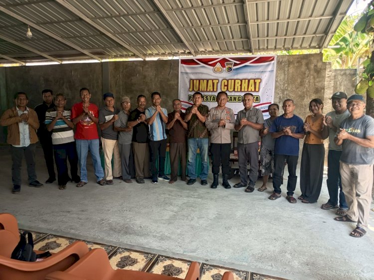 Polresta Kupang Kota Gelar Jumat Curhat di Maulafa, Warga Sampaikan Beragam Aspirasi.