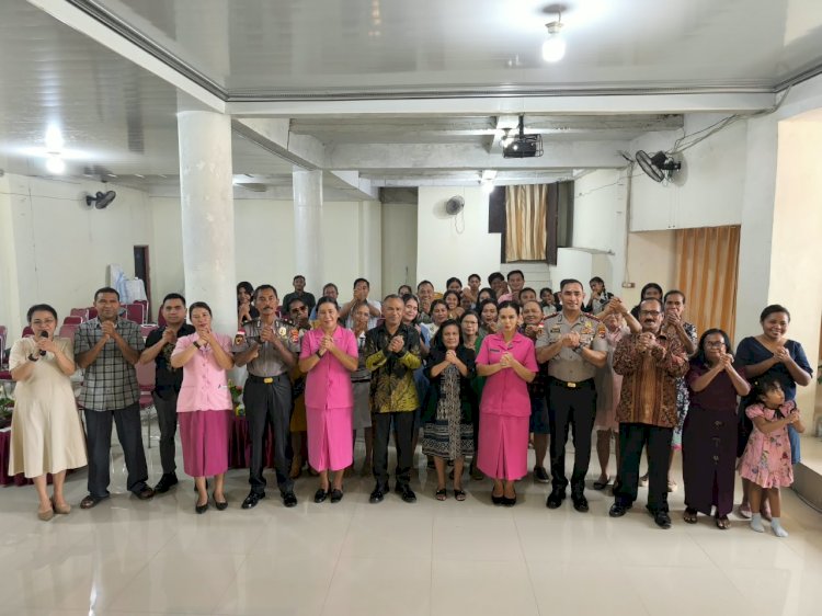 Kapolresta Kupang Kota Kunjungi GBI Pondok Daud Sikumana, Disambut Hangat Gembala dan Jemaat.