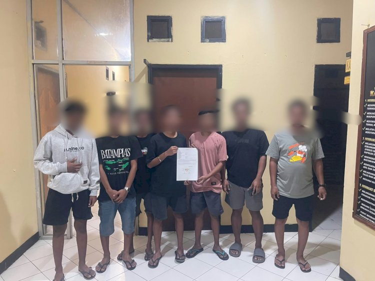 Respons Cepat Polsek Kota Raja, Perkelahian di Depan Kantor Bumi Putra Berakhir Damai.