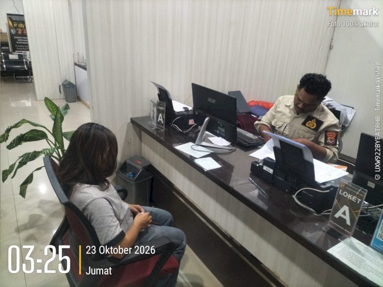 Pelayanan Ramah dan Humanis, Yanmas SPKT Polresta Kupang Kota Siap Layani Masyarakat.