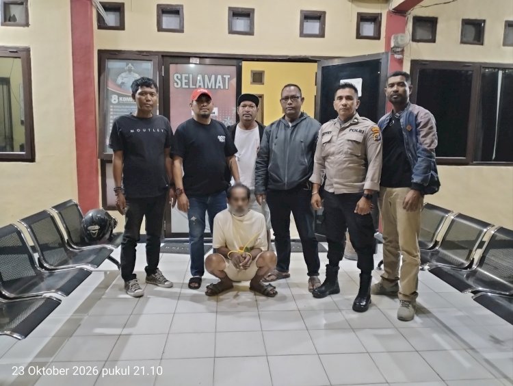Tim Serigala Polsek Kota Lama Amankan Terduga Pelaku Pencurian Uang Rp145 Juta di Toko Onderdil Oesapa Barat