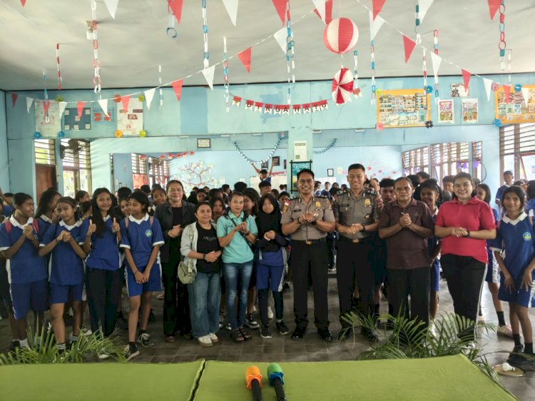 Polresta Kupang Kota Dorong Minat Pelajar SMPN 8 Ikuti Seleksi SMA Kemala Taruna Bhayangkara