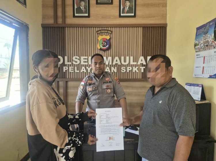 Polsek Maulafa Mediasi Kasus KDRT di Sikumana, Pelaku Minta Maaf dan Berjanji Tidak Mengulangi.
