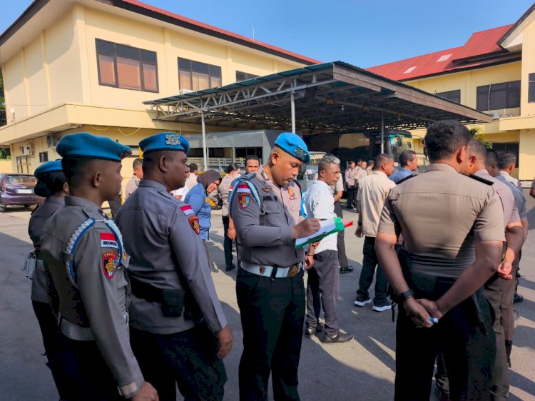 Tingkatkan Profesionalisme, Propam Polresta Kupang Kota Tegakkan Ketertiban dan Disiplin.
