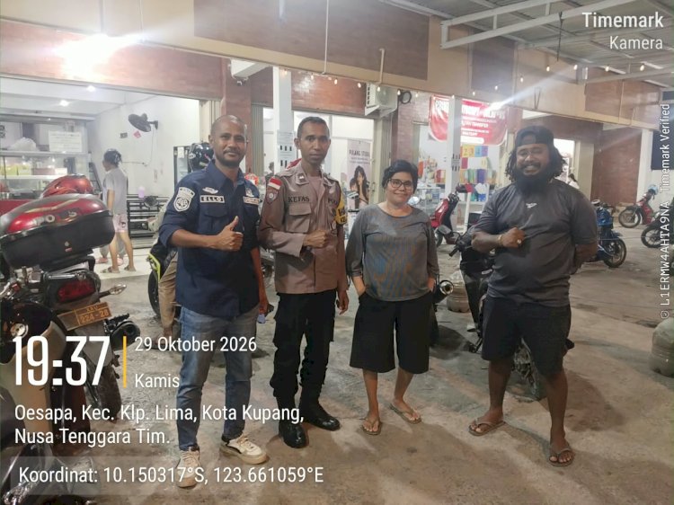 Kedepankan Problem Solving, Bhabinkamtibmas Oesapa Fasilitasi Penyelesaian Masalah Lahan Parkir.