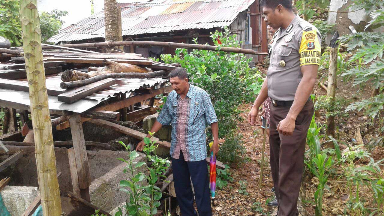 Bhabinkamtibma Kelurahan Manulai II Himbau Warga Antisipasi Pencurian Hewan Ternak.