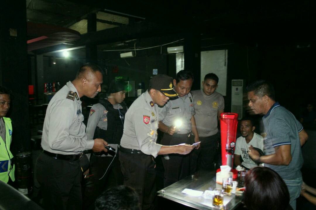 Operasi Pekat I Turangga  : Petugas Gabungan TNI dan Polri Razia di Tempat Hiburan Malam dan Kos –Kosan.