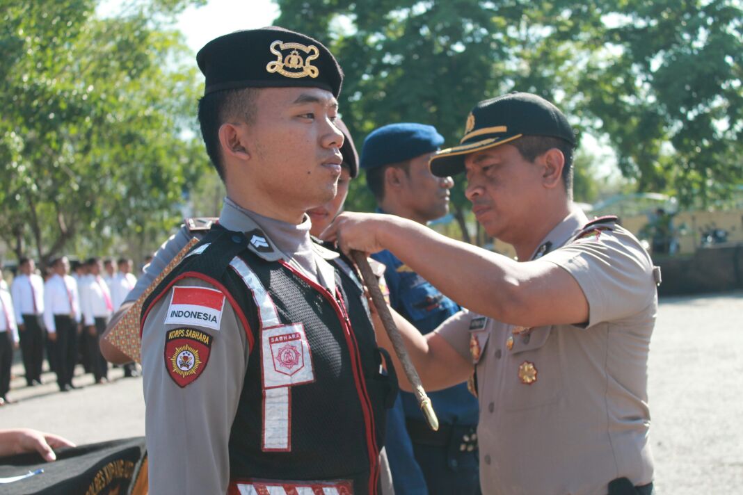 Polres Kupang Kota Laksanakan Gelar Pasukan Operasi Bina Karuna Turangga 2017.