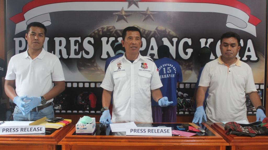 10 Hari Melarikan Diri, MN dan NK Diamankan Tim Gabungan Polres Kupang Kota.