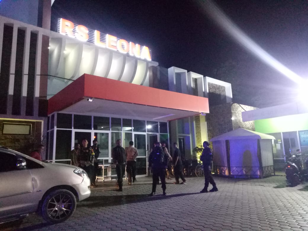 Cegah Kriminalitas Patroli Gabungan Sat Samapta Sambangi Rumah Sakit Leona.
